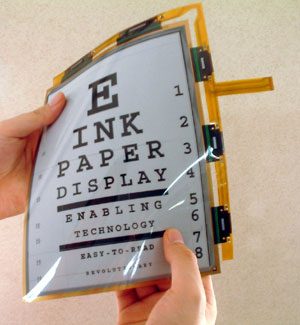 Flexible E ink