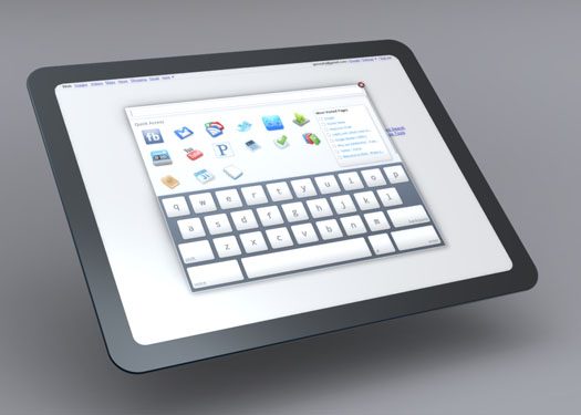 Google Chrome Tablet concept