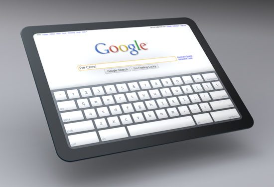 Google Chrome Tablet concept