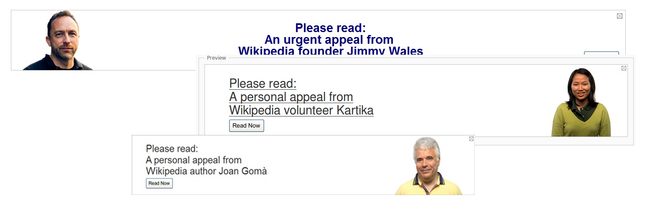 Wikipedia donations