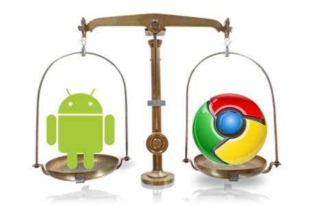 Android v chrome