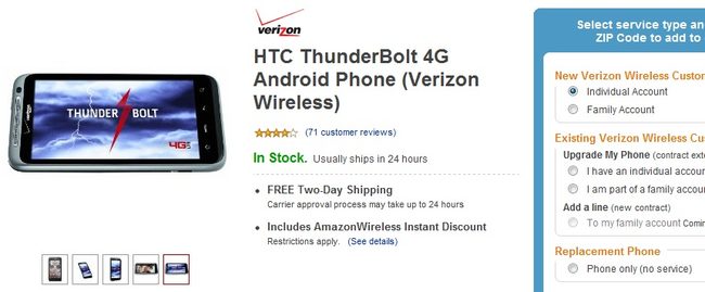 amazon-htc-thunderbolt-sale