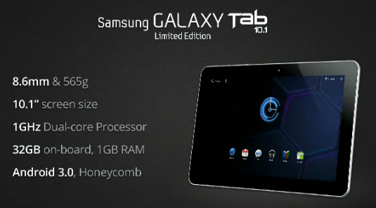 galaxy tab 10.1