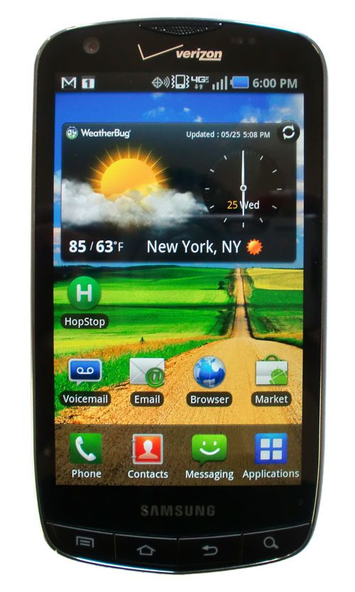 Samsung Droid Charge TouchWiz Interface