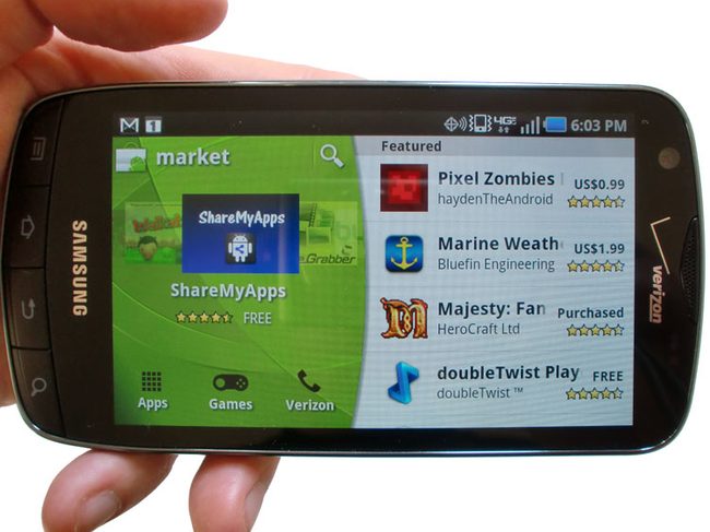 samsung-droid-charge-android market