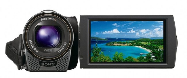 Sony HDR-CX130 lcd display black