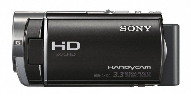 Sony HDR-CX130 side black