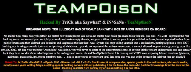 LulzSec hacked