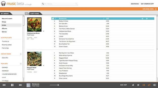 Google music beta