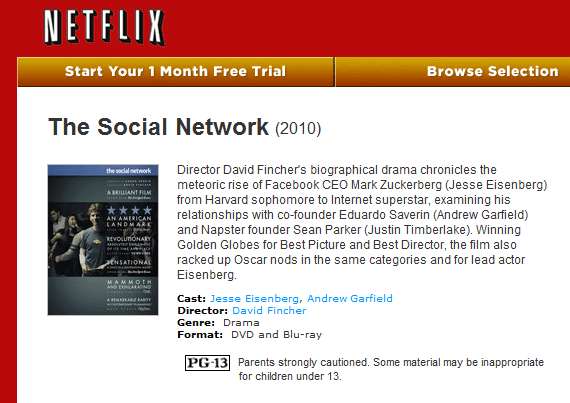 social network on netflix