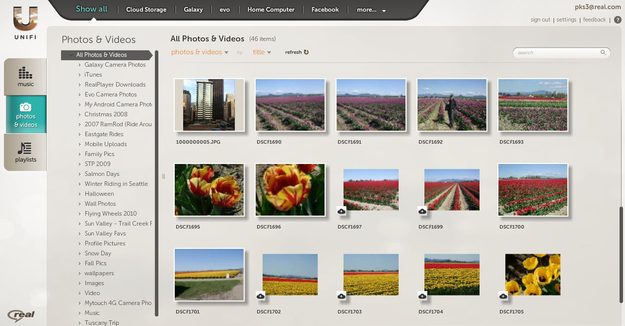 Unifi photos screen (beta)