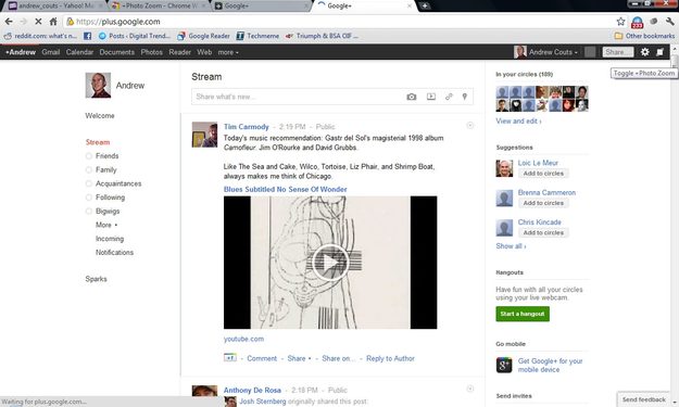 Replies and more for Google+