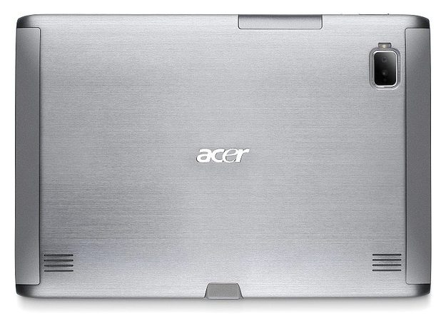 acer iconia rear view