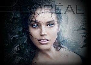L'Oreal site branding