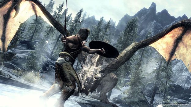 Elder-Scrolls-Skyrim-DragonFight