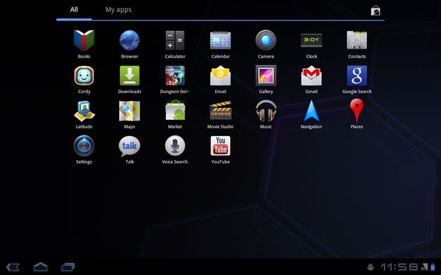 android-honeycomb-apps-menu