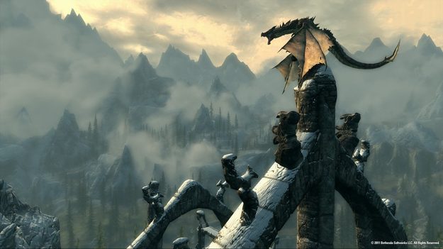 skyrim-dragon