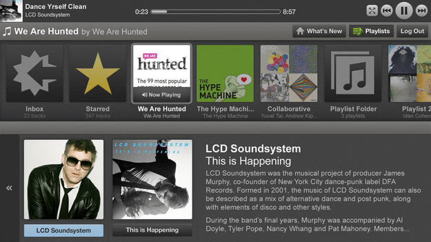 spotify boxee