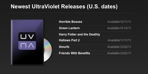Ultraviolet first releases