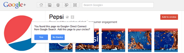 google+ direct connect