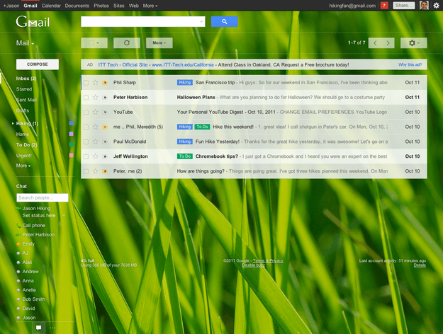 google gmail new look