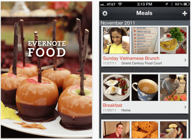evernote food