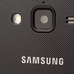 Samsung Galaxy Rugby Pro Review back camera closeup