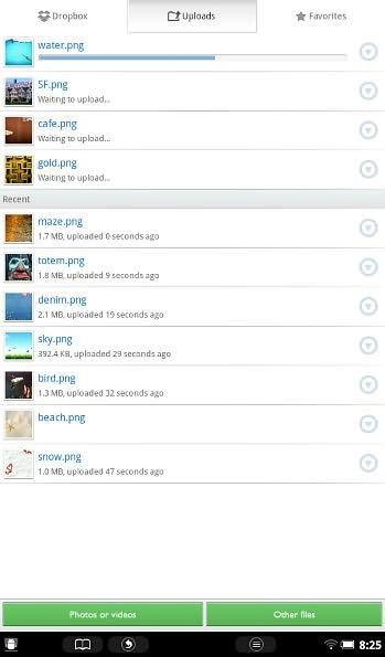 dropbox nook screenshot nook tablet app productivity note taking app