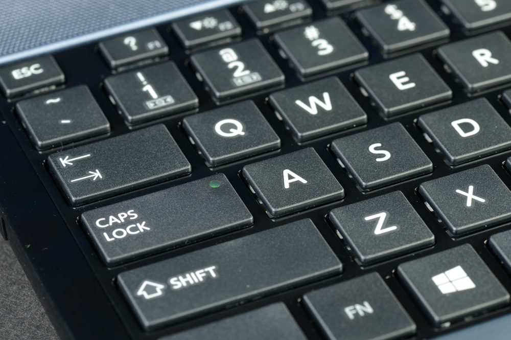Toshiba Satellite S955 review keyboard
