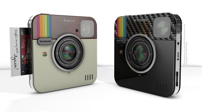 back to the future socialmatic digital instant camera concept be branded polaroid big pol2