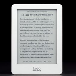 kobo glo ereader 6 inch pearl eink touchscreen