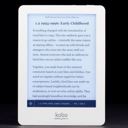 kobo glo ereader 6 inch pearl eink touchscreen ComfortLight