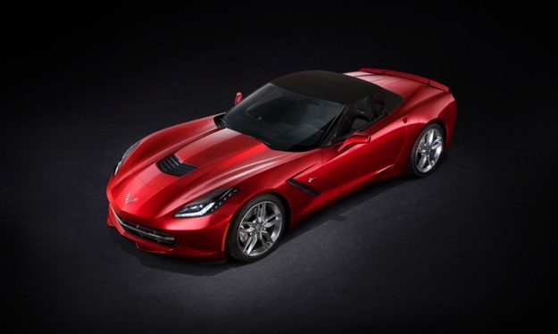 2014 Chevrolet Corvette Stingray convertible overhead top up