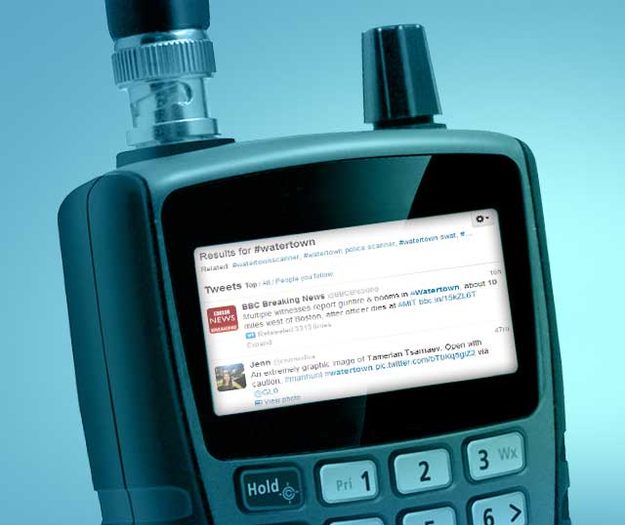 boston manhunt police scanners twitter