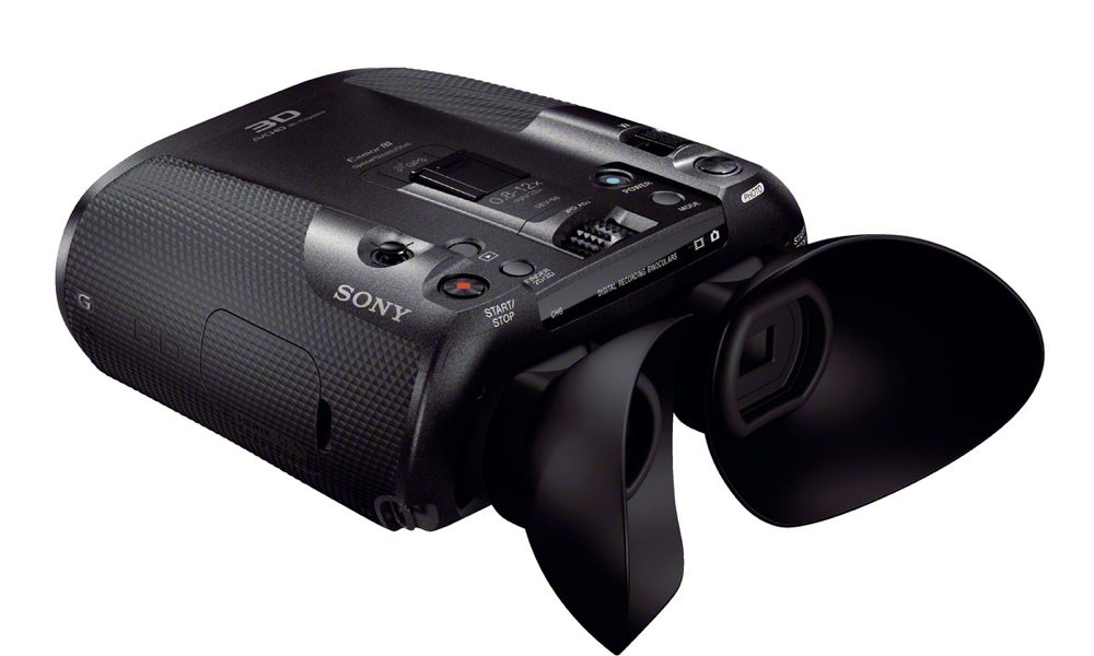 sony unveils dev 50 digital recording binocular announces 50v 2