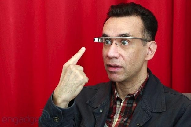 Fred Armisen Google Glass real