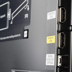 Samsung PN60F8500 Plasma TV ports macro
