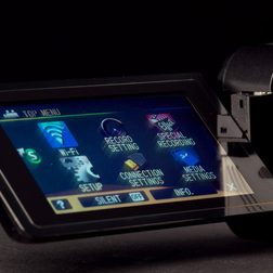 jvc gz_vx815bu hd everio memory camcorder display macro