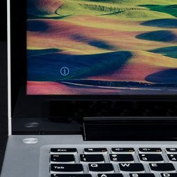 Lenovo ideapad U340 bottom left screen