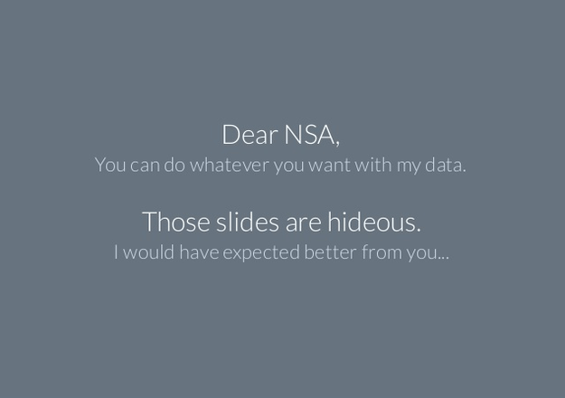 nsa hideous slides