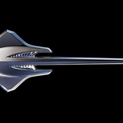 2014 Corvette Stingray exterior emblem macro