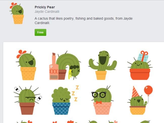 facebook stickers