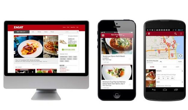 zagat apps and website