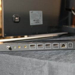Samsung KN55S9C OLED TV breakout box top ports