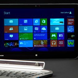 TOSHIBA Satellite Click start screen detached