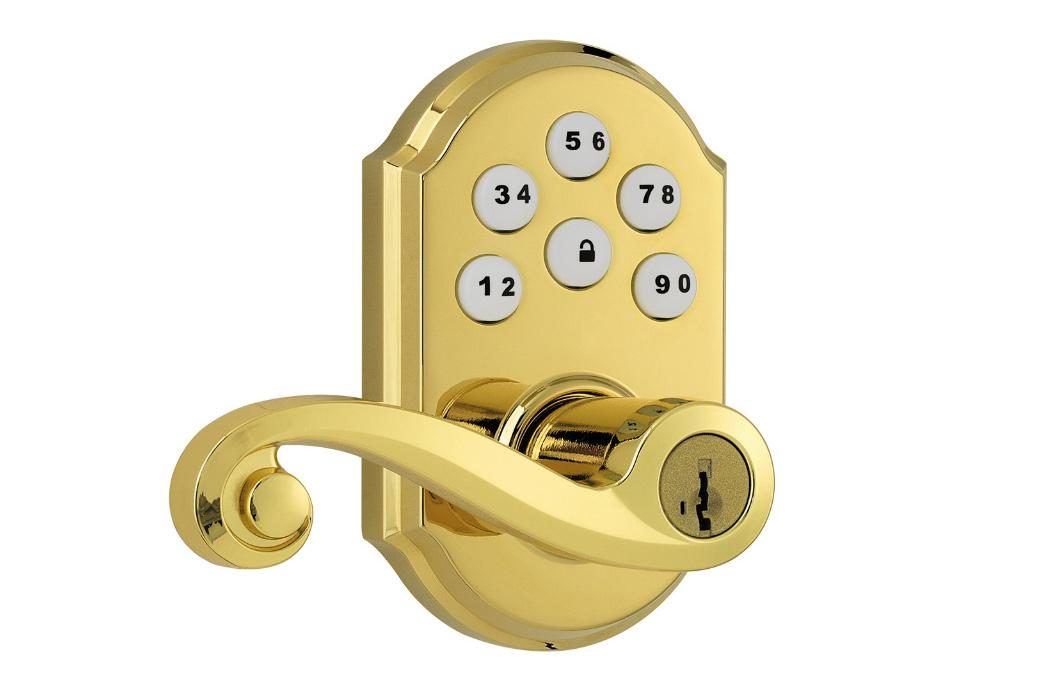 Kwikset SmartCode Lever with Home Connect Technology featuring Z Wave