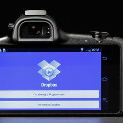 Samsung Galaxy NX Dropbox