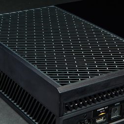 microsoft xbox one review console top rear angle
