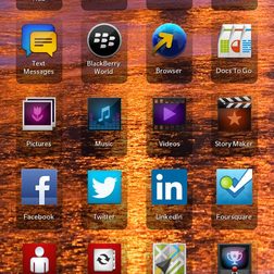 BlackBerry Z30 ss folders