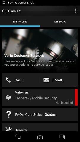 Vertu Signature Touch screenshot 7